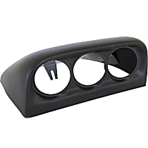 15002 Gauge Pod - Black, Plastic, Direct Fit, Sold individually
