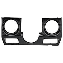 15220 Gauge Pod - Black, Plastic, Direct Fit, Sold individually