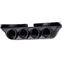 18018 Gauge Pod - Black, Plastic, Direct Fit, Sold individually