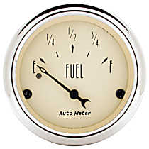 1817 Antique Beige Series Gauge, Fuel Level, 2 1/16in. 240olme To 33olmf, Electric