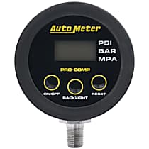 2167 Pro-Comp Gauge Head, Tire Press, 50 Psi/3.45 Bar, Race Digital, Backlit W/ Mem.