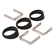 Gauge Mount, Angle Rings, 3 Pcs. Black, For 2 1/16in. Gauges