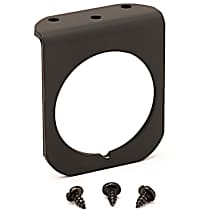 2236 Gauge Mounting Panel, Single, 2 1/16in. Black, Aluminum