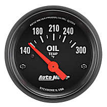 2639 Z-Series Gauge, Oil Temp, 2 1/16in. 140-300f, Electric.