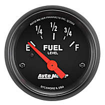 2641 Z-Series Gauge, Fuel Level, 2 1/16in. 0olme To 90olmf, Electric