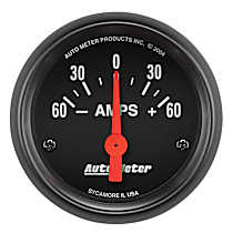 2644 Z-Series Gauge, Ammeter, 2 1/16in. 60A, Electric.