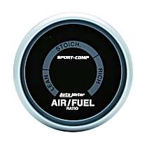 3375 Sport-Comp Series Gauge, Air/Fuel Ratio-Narrowband, 2 1/16in. Lean-Rich, Led Array.