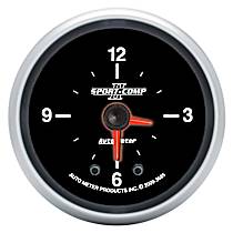 3685 Sport-Comp II Series Gauge, Clock, 2 1/16in. 12Hr, Analog.
