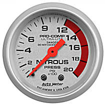 4328 Nitrous Pressure Gauge - Mechanical, Universal