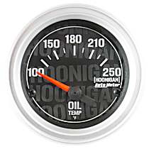 4347-09000 Hoonigan Gauge, Oil Temp, 2 1/16in. 100-250f, Electric