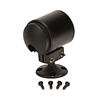 Gauge Mount, Roll Pod, Pedestal, Fits 2 1/16in. Gauge, Black