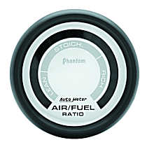 5775 Phantom Series Gauge, Air/Fuel Ratio-Narrowband, 2 1/16in. Lean-Rich, Led Array.