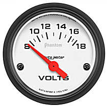 5791 Phantom Series Gauge, Voltmeter, 2 1/16in. 18V, Electric