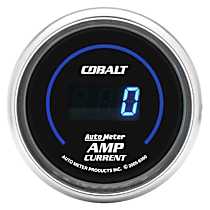 6390 Cobalt Series Gauge, Stereo Amp Current, 2 1/16in. 250A, Digital.