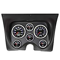 7020-CB Cobalt Direct Fit Dash Kit, Camaro/Firebird 67-68, Tach/Mph/Fuel/Oilp/Wtmp/Volt.