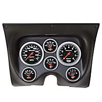 7020-SC Sport-Comp Direct Fit Dash Kit, Camaro/Firebird 67-68, Tach/Mph/Fuel/Oilp/Wtmp/Volt.