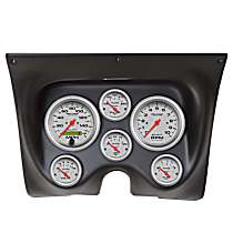 7020-UL Ultra-Lite Direct Fit Dash Kit, Camaro/Firebird 67-68, Tach/Mph/Fuel/Oilp/Wtmp/Volt.