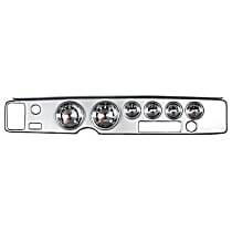7028 American Muscle Direct Fit Dash Kit, Firebird 70-81, Tach/Mph/Fuel/Oilp/Wtmp/Volt.