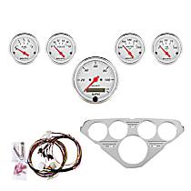 7036-AW Direct Fit Dash Kit, Chevy Truck 55-59, Mph/Fuel/Oilp/Wtmp/Bat, Aw