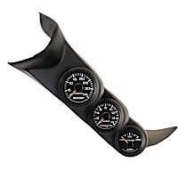 7086 Dsl Gauge Kit, A-Pillar, Gm 01-07, Bst/Egt/Trans, 35Psi/1600f/250f, Fact Match