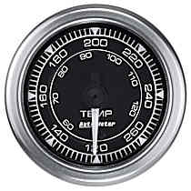 8154 Chrono Series Gauge, Temp, 2 1/16in. 120-280f, Digital Stepper Motor.