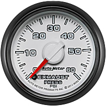 8592 Exhaust Pressure Gauge - Mechanical, Direct Fit