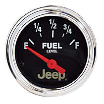 880428 Jeep Series Gauge, Fuel Level, 2 1/16in. 73olme To 10olmf, Elec