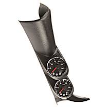 P72020 Spek-Pro Diesel Gauge Kit, A-Pillar, Gm 01-07, Boost/Egt, 35Psi/2000f, Blk.
