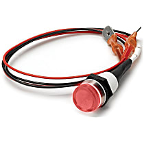 ST537 Warning Light, Panel Mount, Red