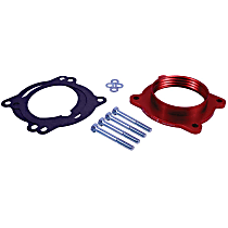 200-630-1 Throttle Body Spacer - Anodized Red, Aluminum, Direct Fit, Sold individually