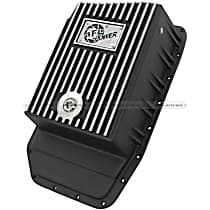 46-70172 Transmission Pan - Powdercoated Black, Aluminum, Deep, Direct Fit, Sold Individually