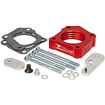 510-503 Throttle Body Spacer - Anodized Red, Aluminum, Direct Fit, Sold individually