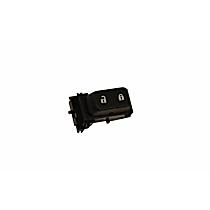 Front, Driver Side, Door Lock Switch, 2-Door, Standard Cab Pickup, Electric Side Door Lock(Au3); Ebony; Except 'Value Leader' Parts PKG(WJ5), Comfort & Convenience PKG #3(Ye9), Pwr Side Windows *May Include Remote Keyless Entry* (5B5)