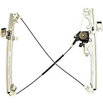 11A15 Front, Passenger Side Power Window Regulator, With Motor