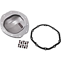 Differential Cover - Silver, Steel, Direct Fit, Sold individually
