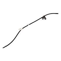 Oil Dipstick Tube - Black, Steel