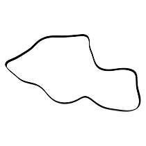 Serpentine Belt, 6 Cyl 3.6L, enginedesignationname: LLT, Eng. VIN: D, FWD - Air Conditioning, Alternator, Power Steering and Water Pump