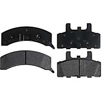 Front Organic Brake Pad Set, AWD, Severe Duty, Advantage Series
