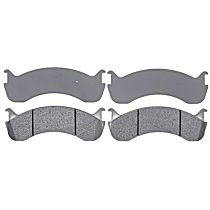 Front or Rear Brake Pad Set, With 66mm Bosch Dual Piston Pin Slide Caliper - Front or Rear