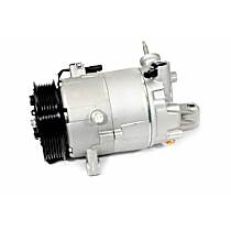 A/C Compressor, Sedan, FWD, LOW GWP REFRIGERANT(KRV), with CONNECTOR @ CONTROL VALVE;VEH with JUMPER WIRE @ CONTROL VALVE MAY REQUIRE 13585623 TO INCREASE HARNESS LENGTH, With Clutch, 3.6L, GM Original Equipment Series - 
