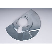 15753012 Front, Passenger Side Brake Dust Shields Natural, GM Original Equipment Series