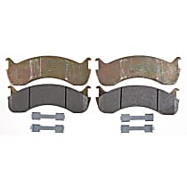 Front or Rear Brake Pad Set, With 73mm Bosch Pin Slider Caliper - Front or Rear