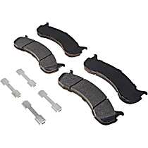 Front or Rear Brake Pad Set, With 66mm Bosch Dual Piston Pin Slide Caliper - Front or Rear