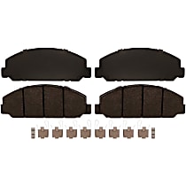Front Brake Pad Set, 4 X 2, 16001Lb To 19500Lb Gvw, Oe Pad Material Is Semi-Metallic, Professional Series