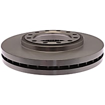 Front, Driver or Passenger Side Brake Disc, Plain Surface, 12 Lugs, 293.12 mm, 4 X 2,  With 11.54In Diameter Rotor; 14001Lb To 16000Lb Gvw, Base, Advantage Series