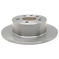 18A244A Rear, Driver or Passenger Side Brake Disc, Plain Surface, Advantage Series