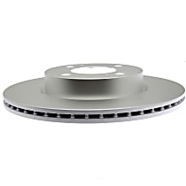 18A82091 Front, Driver or Passenger Side Brake Disc, Plain Surface, 4 Lugs