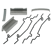 18K283X DuraStop Series Brake Hardware Kit - Direct Fit, Kit