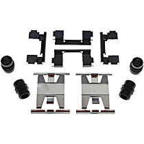 18K859X Gold Series Brake Hardware Kit - Direct Fit, Kit