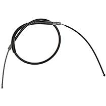 Parking Brake Cable, With Front Disc Brake, With Rear Drum Brake - Rear, Passenger Side